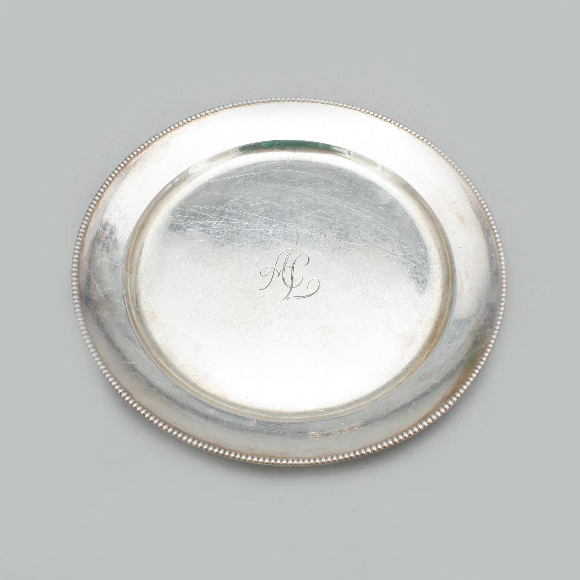 PARTI SILVER, 16 delar, bland annat GAB, Stockholm, 1921. Vikt ca 456g.