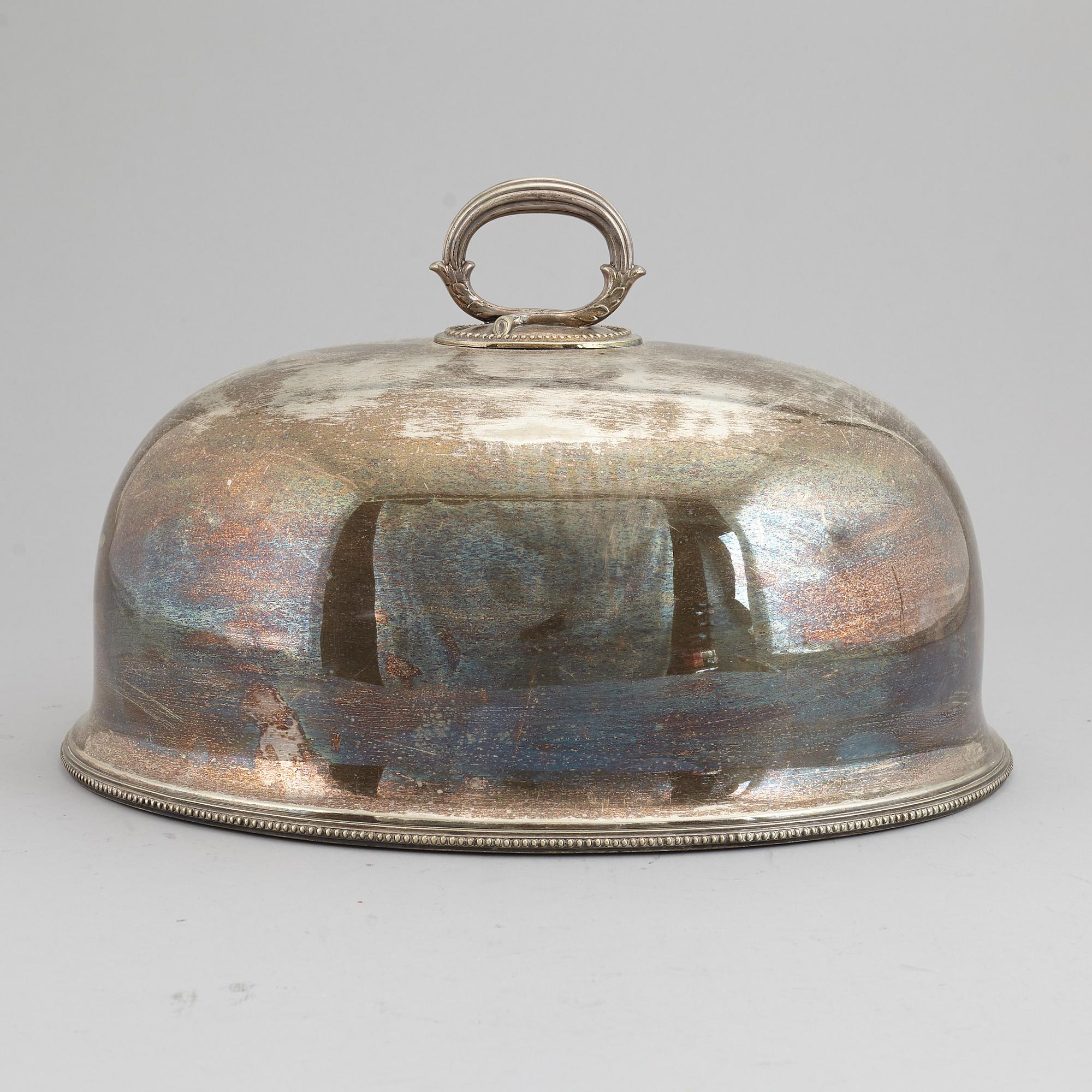 A silver plated hood, 20th Century.