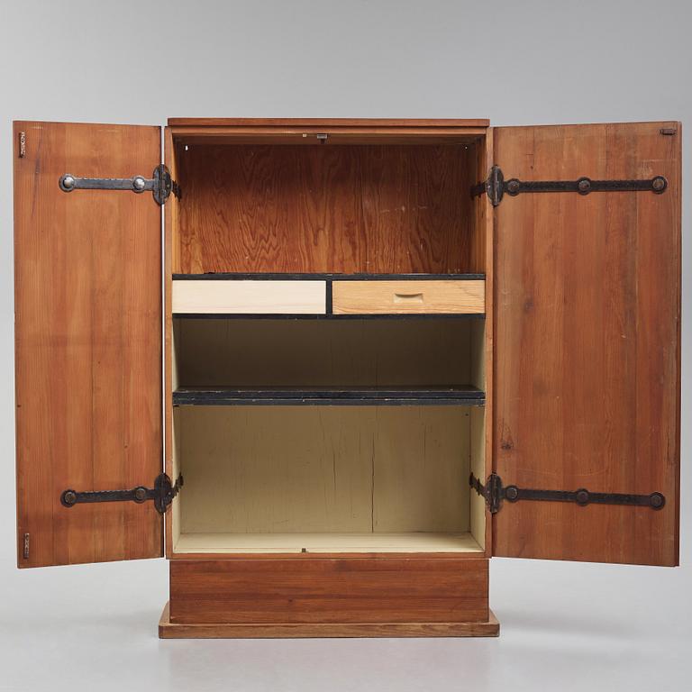 Axel Einar Hjorth, a stained pine 'Lovö' cabinet, Nordiska Kompaniet, 1930s.