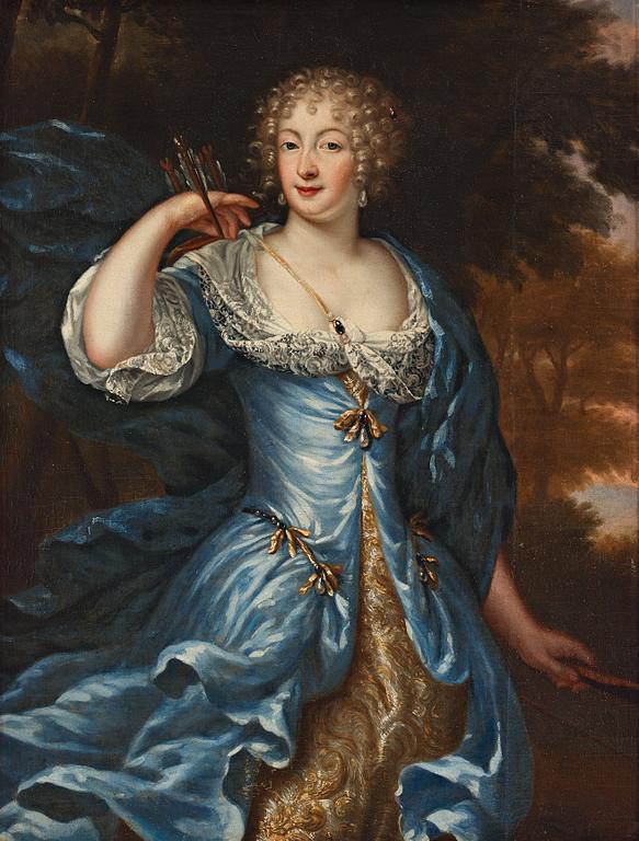 David Klöcker Ehrenstrahl, "Elsa Elisabeth Brahe" (1632-1689).