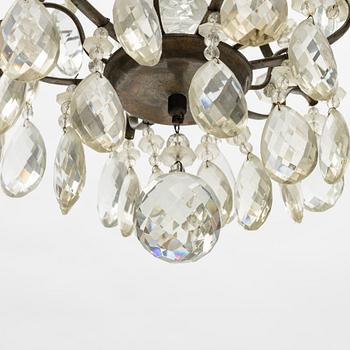 A Rococo style chandelier, first half of the 20th Century.