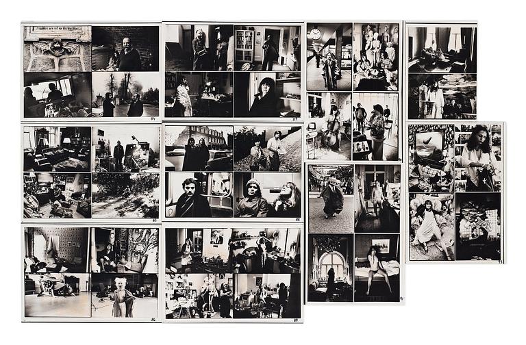 Carl Johan De Geer, photographs, five photo collages 1958-1979.