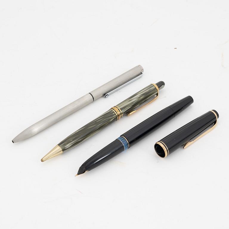 A set of three pens from Montblanc, Germany.