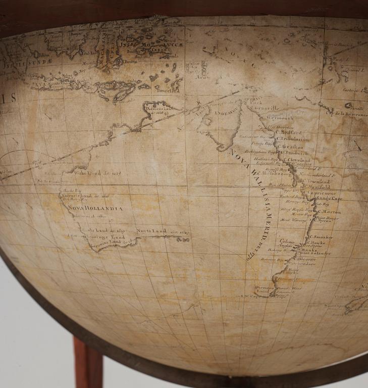 A Swedish Terrestial Globe by Åkerman 1760/Akrel 1790.