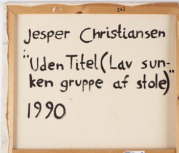 Jesper Christiansen, olja på duk, signerad 1990 a tergo.