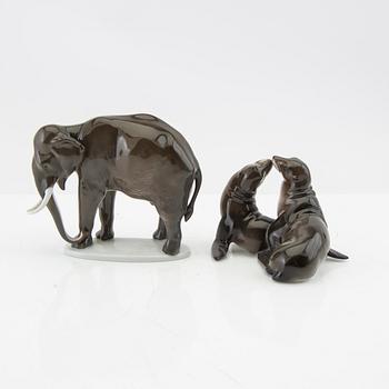 Figuriner 5 st Rosenthal Tyskland 1900-talets mitt porslin.