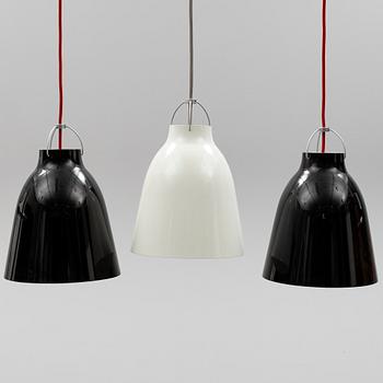 CECILE MANZ, 3 ceiling lights, 'Caravaggio', Lightyears, Denmark.