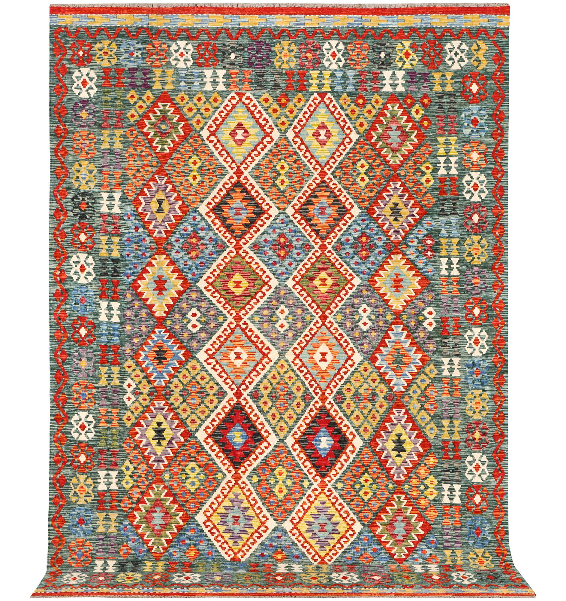 Matta, kelim, ca. 300 x 204 cm.