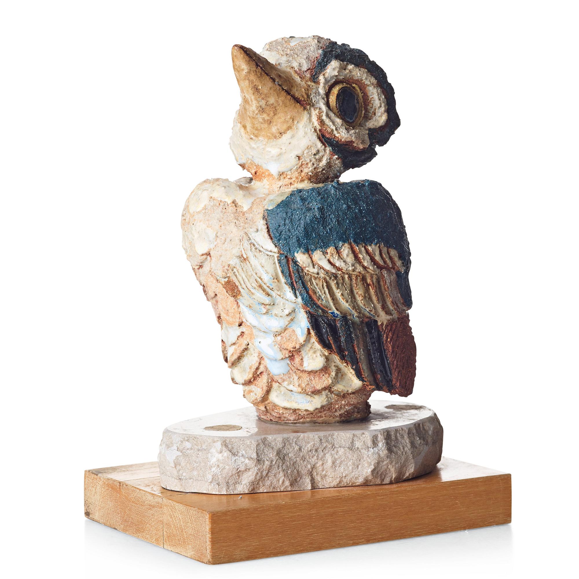 Tyra Lundgren, a stoneware sculpture, Sweden 1960-70's.