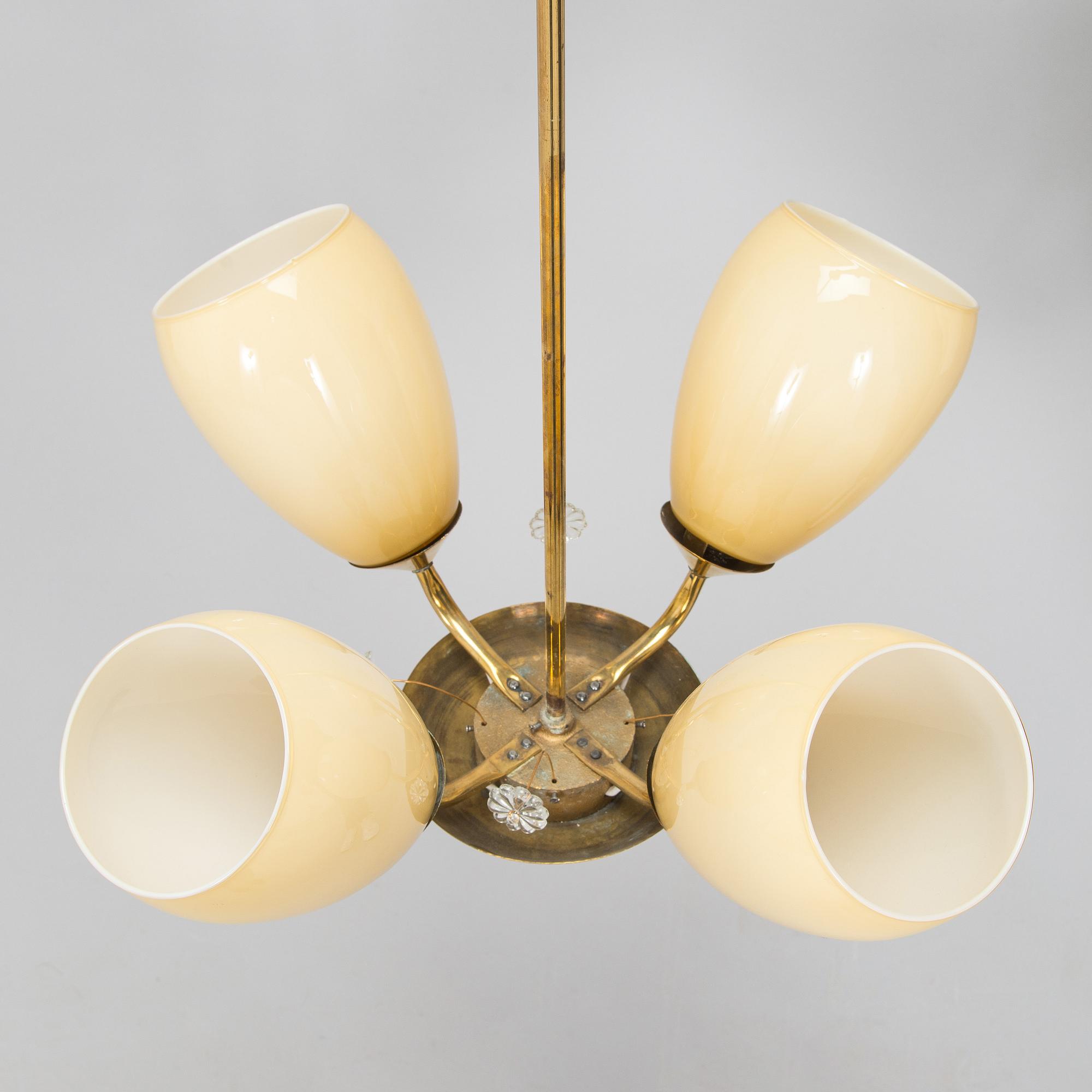 Taklampa, 1900-talets mitt.