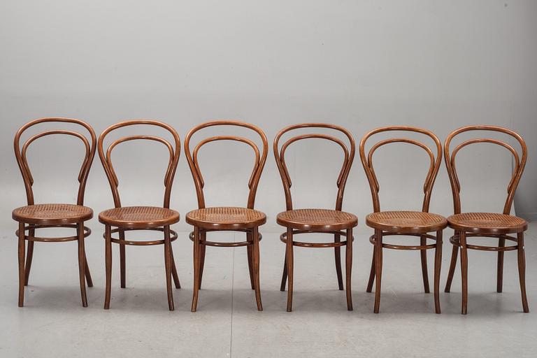STOLAR, 6 st, Josef Hoffmann, 1900-talets första hälft.