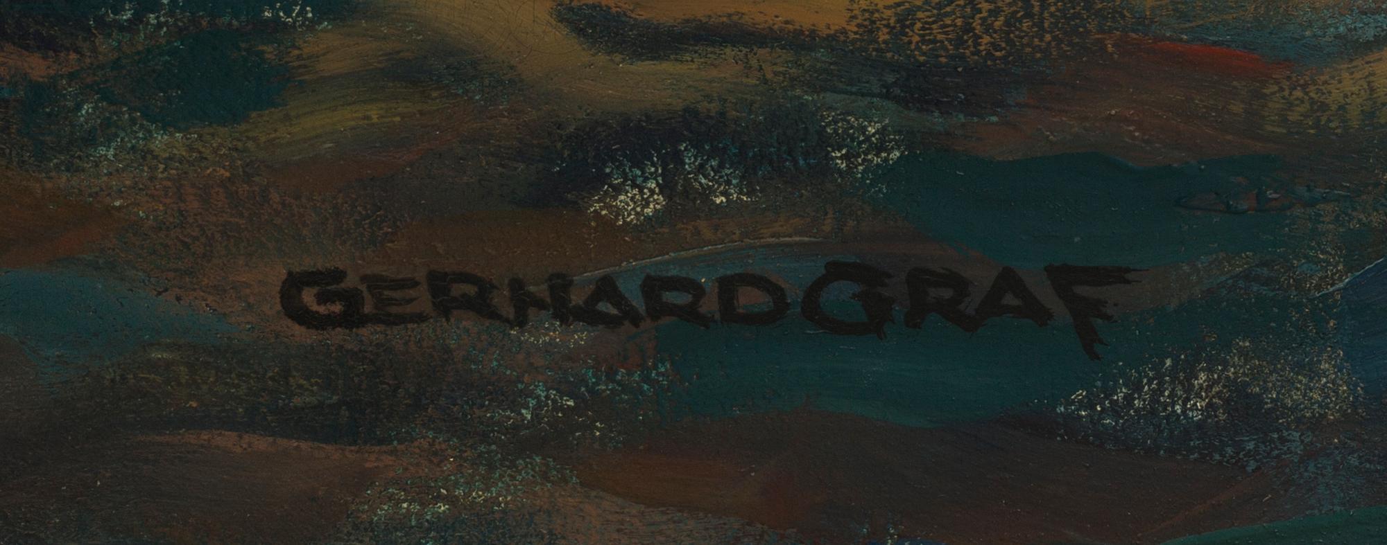 GERHARD GRAF, Olja på duk, signerad.