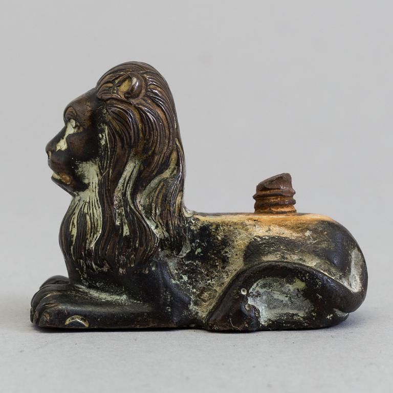 A 16TH CENTURY BRONZE FIGURE.