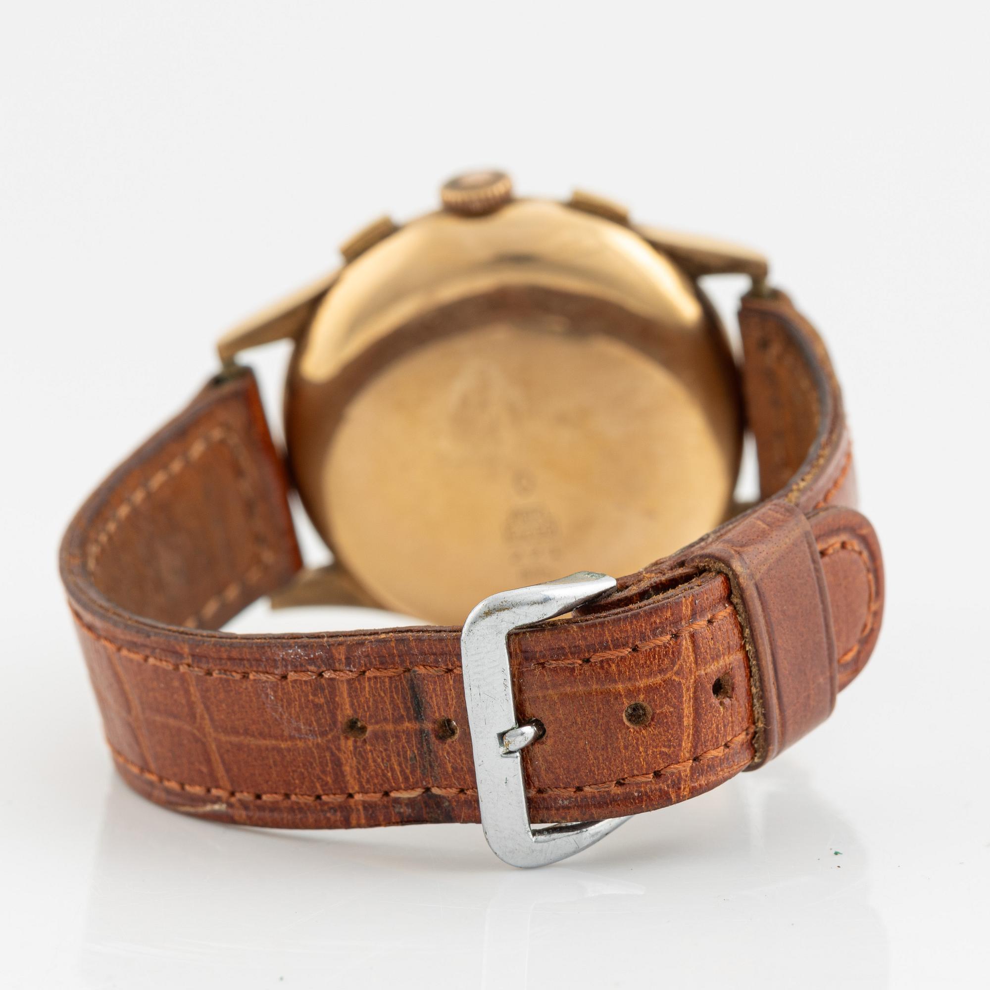 Chronographe Suisse, armbandsur, kronograf, 37,5 mm.