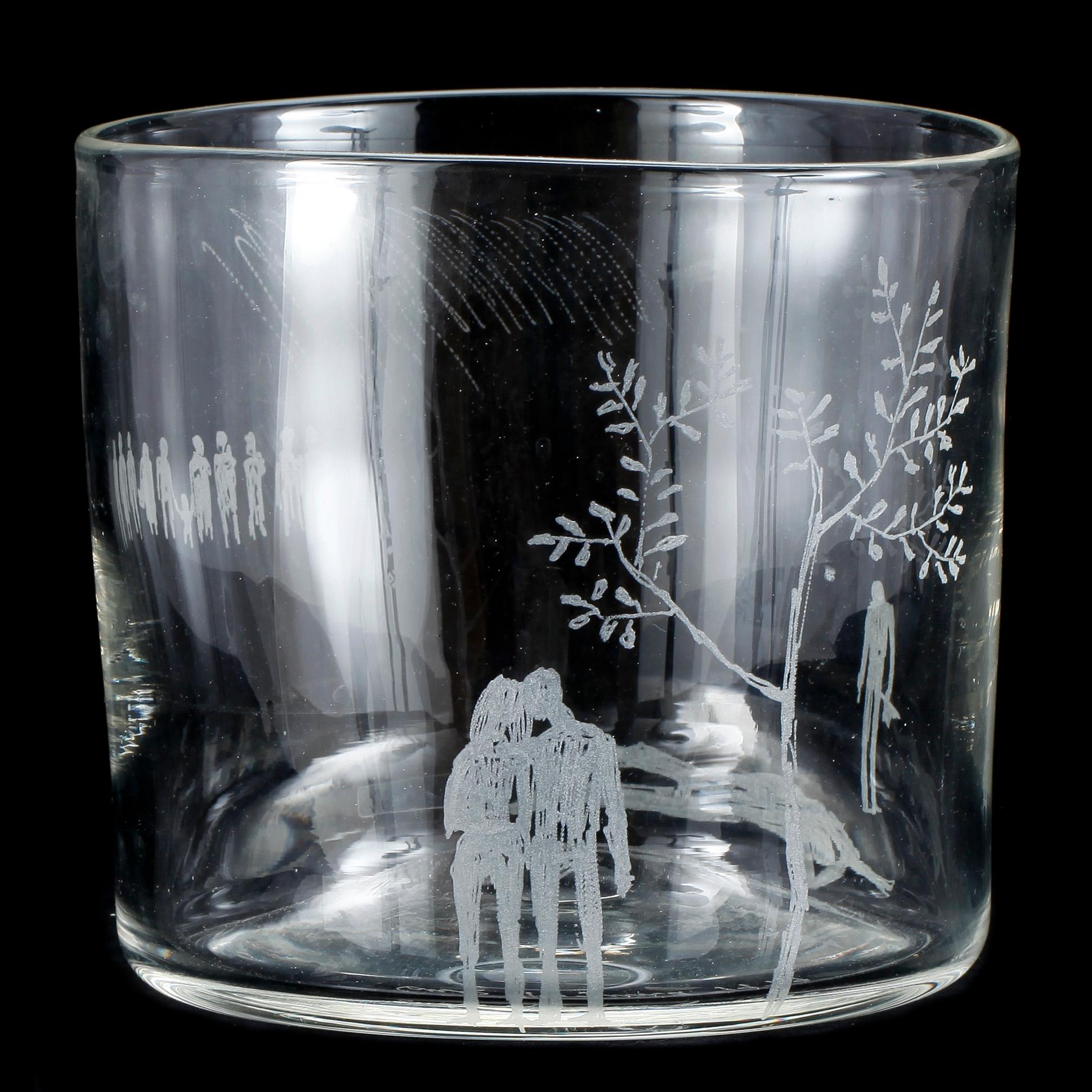 SKÅL, glas, Erik Höglund 1979.