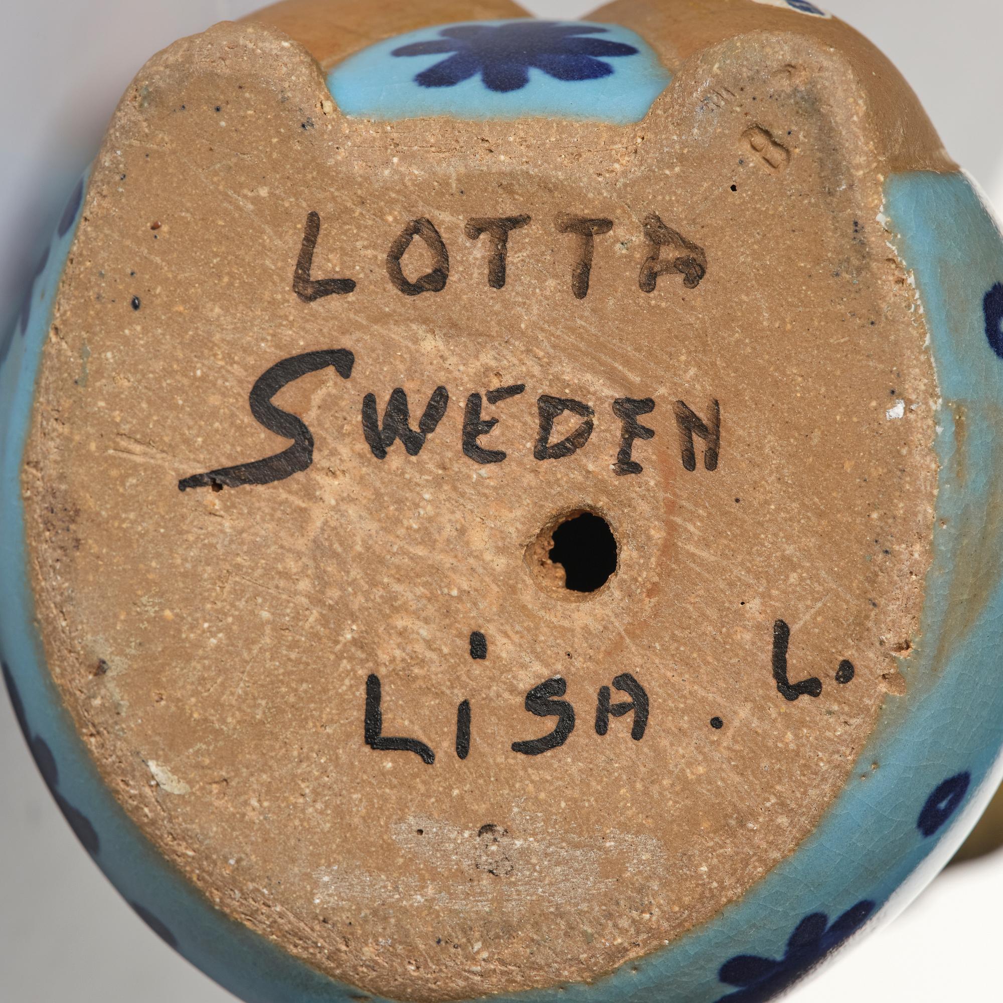 Lisa Larson, figurines, 2 pcs, Gustavsberg.