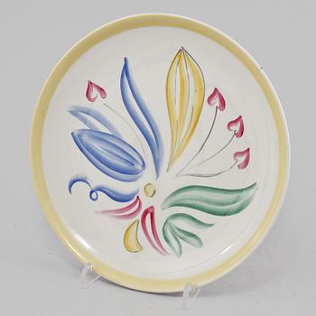 SERVISDELAR, 24 st, flintgods, "Tropik", design Arthur Percy, dekor Lillemor Mannerheim, Gefle, 1950/60-tal.