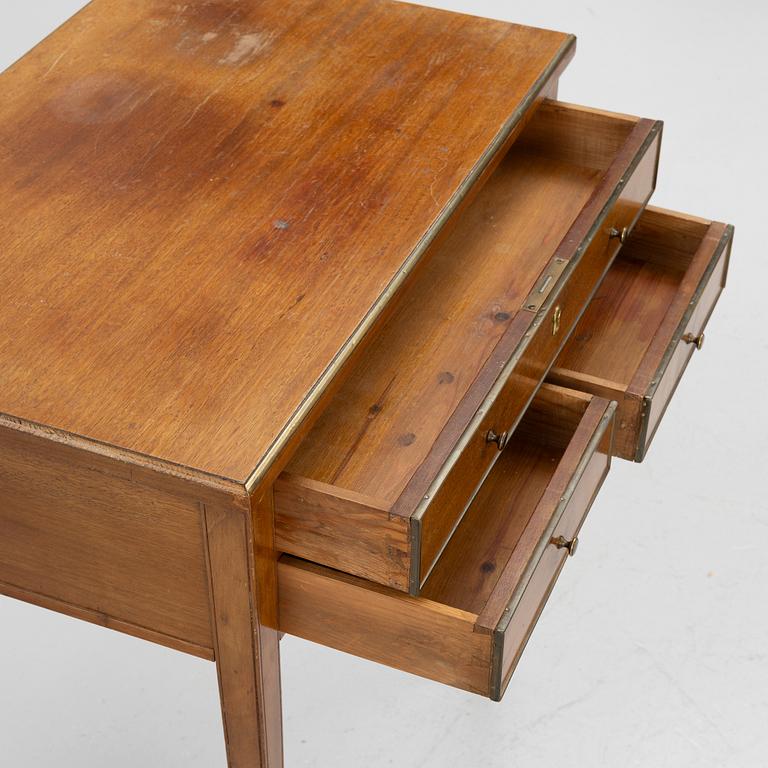 A Gustavian style table, 19th Century.