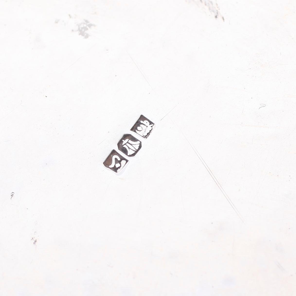 TALLRIK, silver, orientalisk, sannolikt 1900-tal. Vikt ca 254 g.