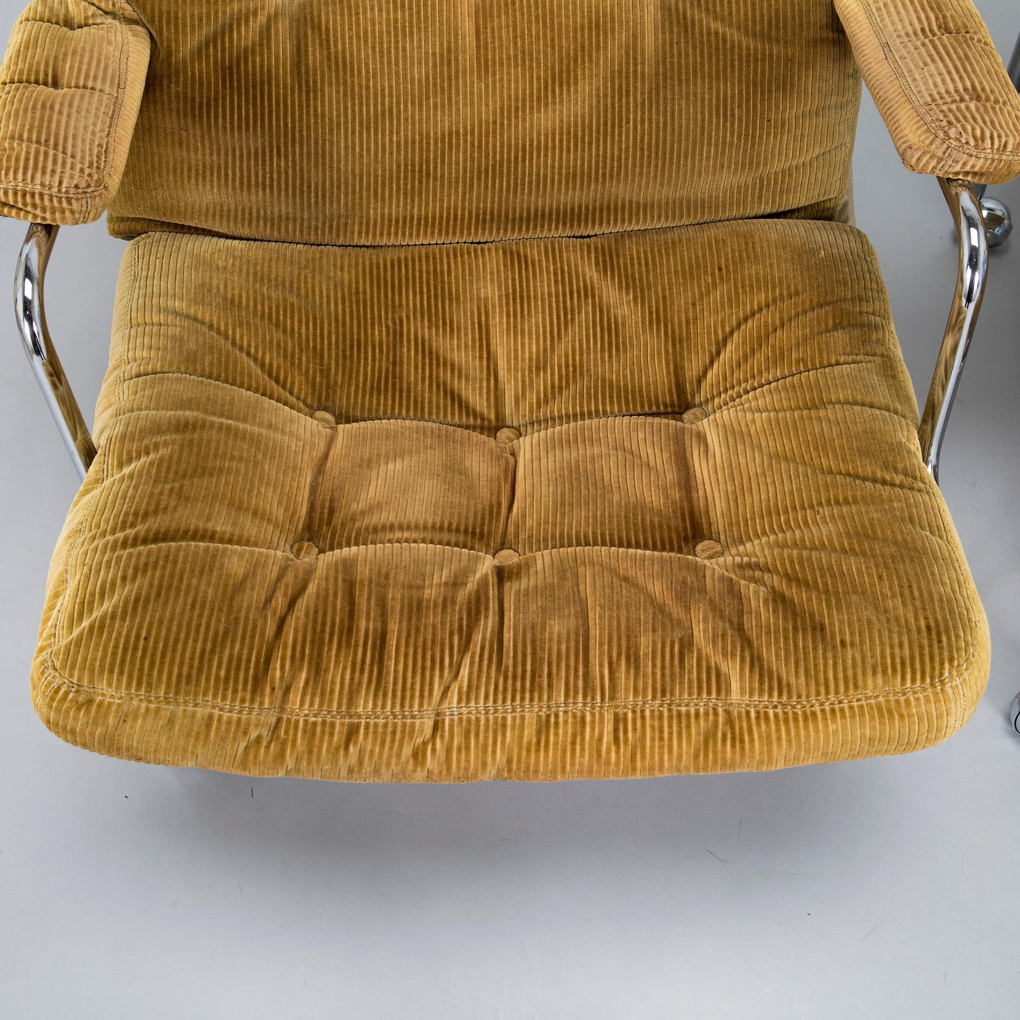 Bruno Mathsson, A armchairs, a pair, "Karin", DUX, late 20th century.