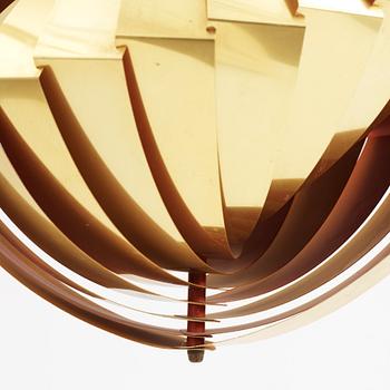 TAKLAMPA, "Konkylie" / "Tivolilampan", Louis Weisdorf, Lyfa, Danmark. 1960-tal.