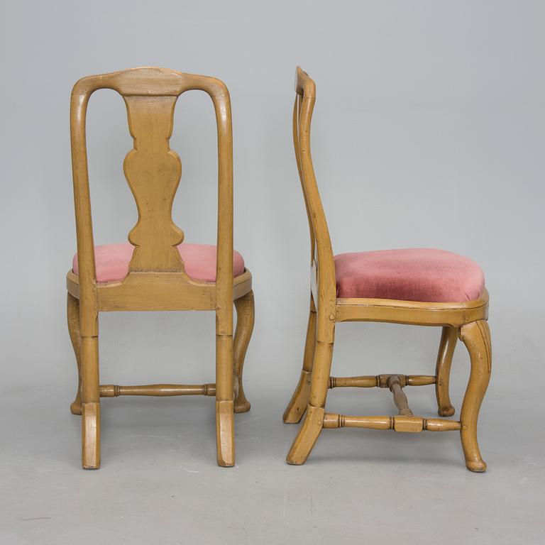 STOL, 4 st, senbarock / rokoko, 1700-tal.