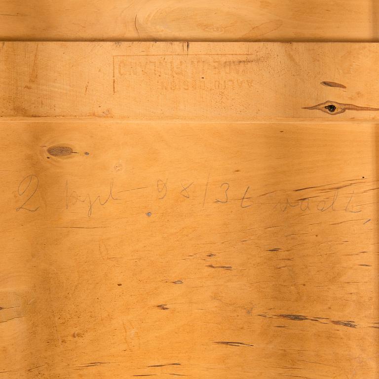 Alvar Aalto, a 1950s '98' tea trolley for Oy Huonekalu- ja Rakennustyötehdas Ab, Finland.