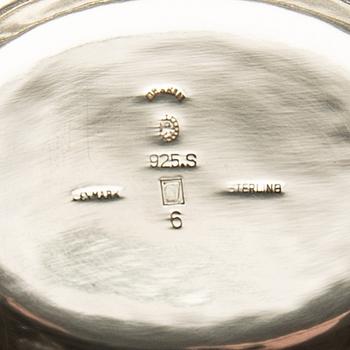 Georg Jensen, Bowl, silver, Copenhagen 1933-44.