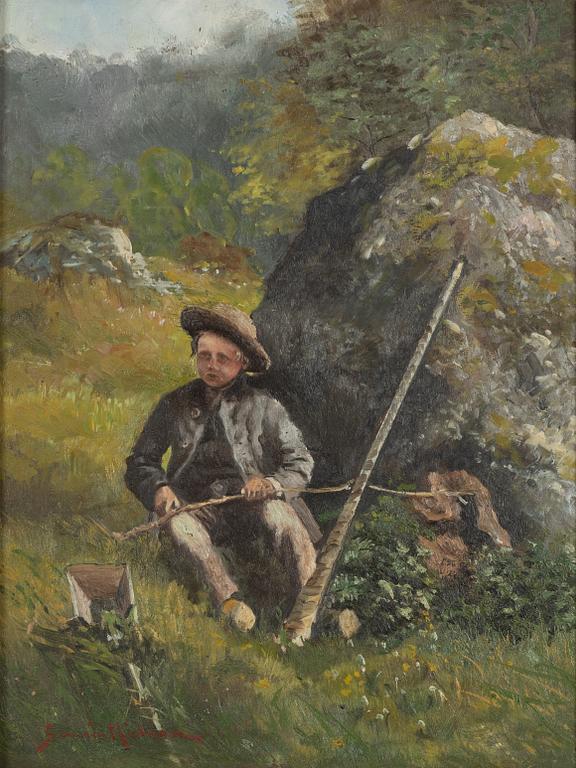 Severin Nilson, Pojke vid sten.