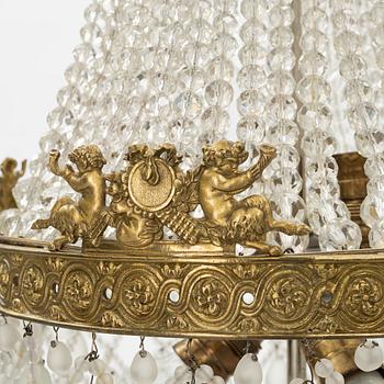 Chandelier, Empire style, 20th century.