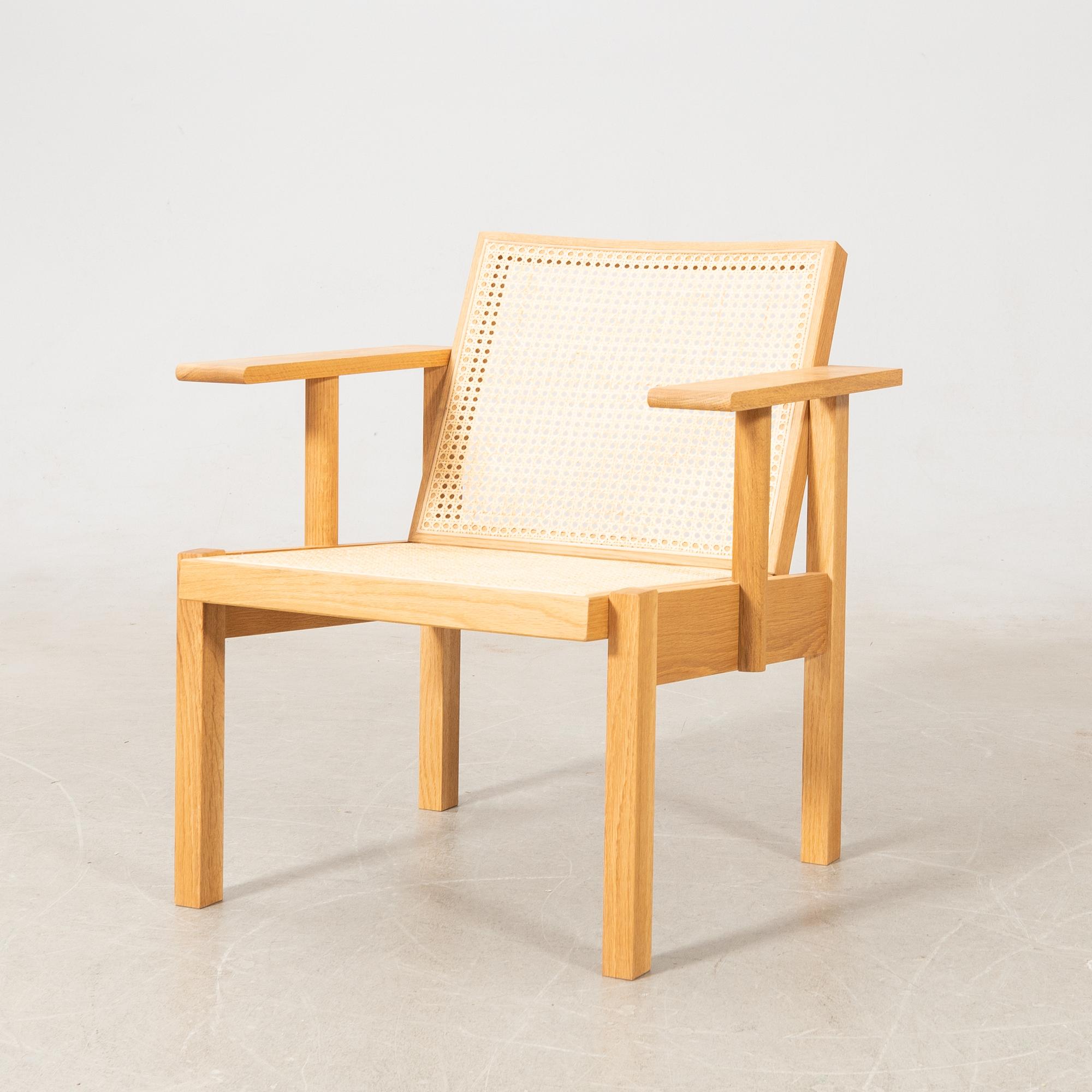 Sami Kallio, fåtölj, "Estancia", nr. 1, prototyp, tillverkad av Sami.