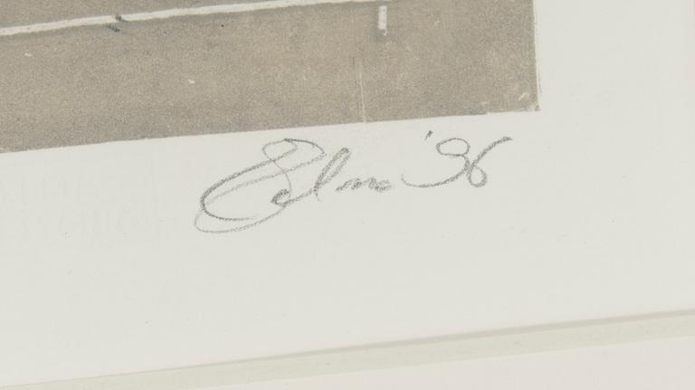 Sirje Eelma, djuptryck, signerad och daterad -96, märkt I/IV E.A.