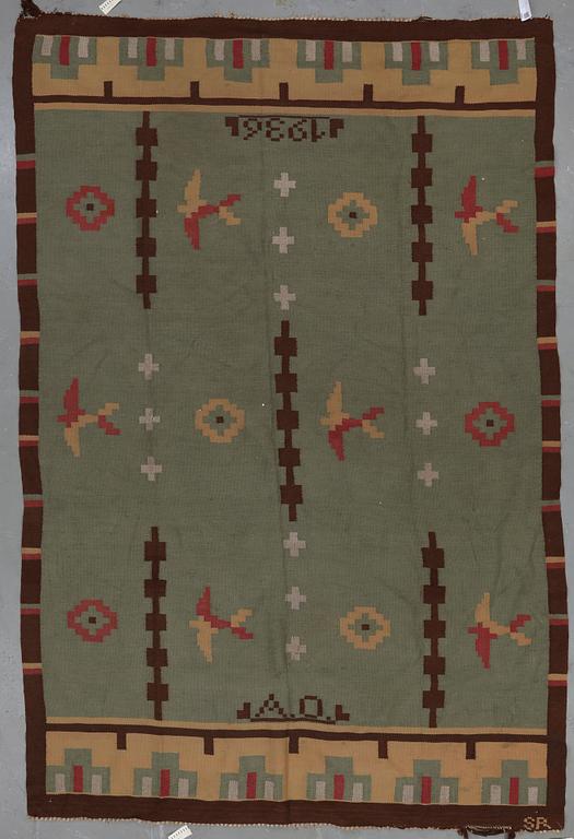 MATTA, rölakan, Signerad SP o daterad 1936. Ca 338x223 cm.