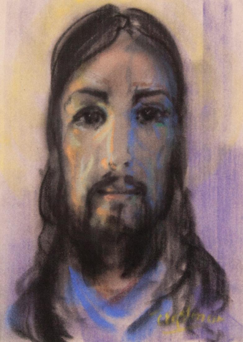 ARNE TEGELMAN, pastel drawing, signed.