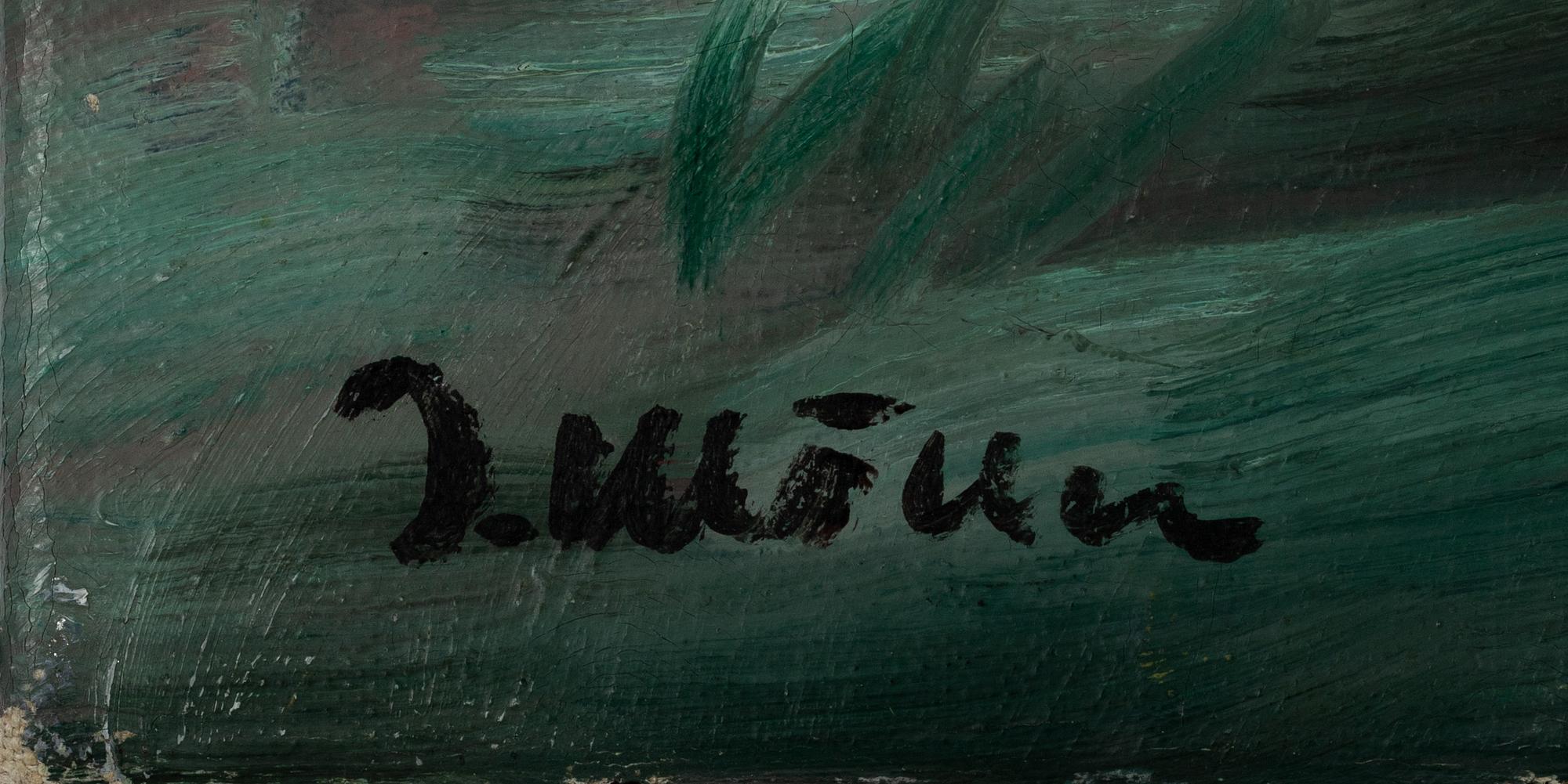 Ingegerd Möller, oil on canvas, signed.