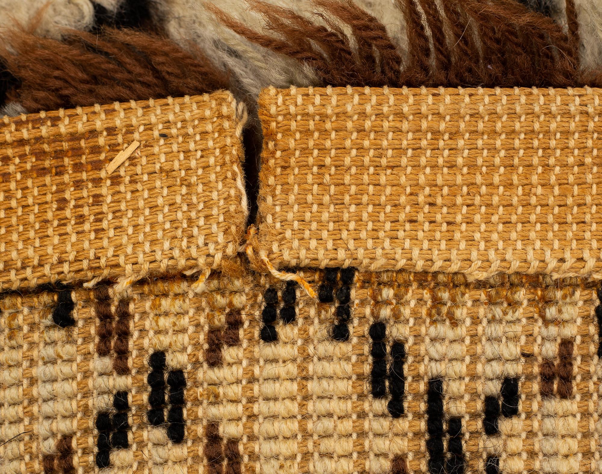 Marianne Richter, a carpet, "Löfstad", machine made with pile, ca 191 x 133,5 cm.