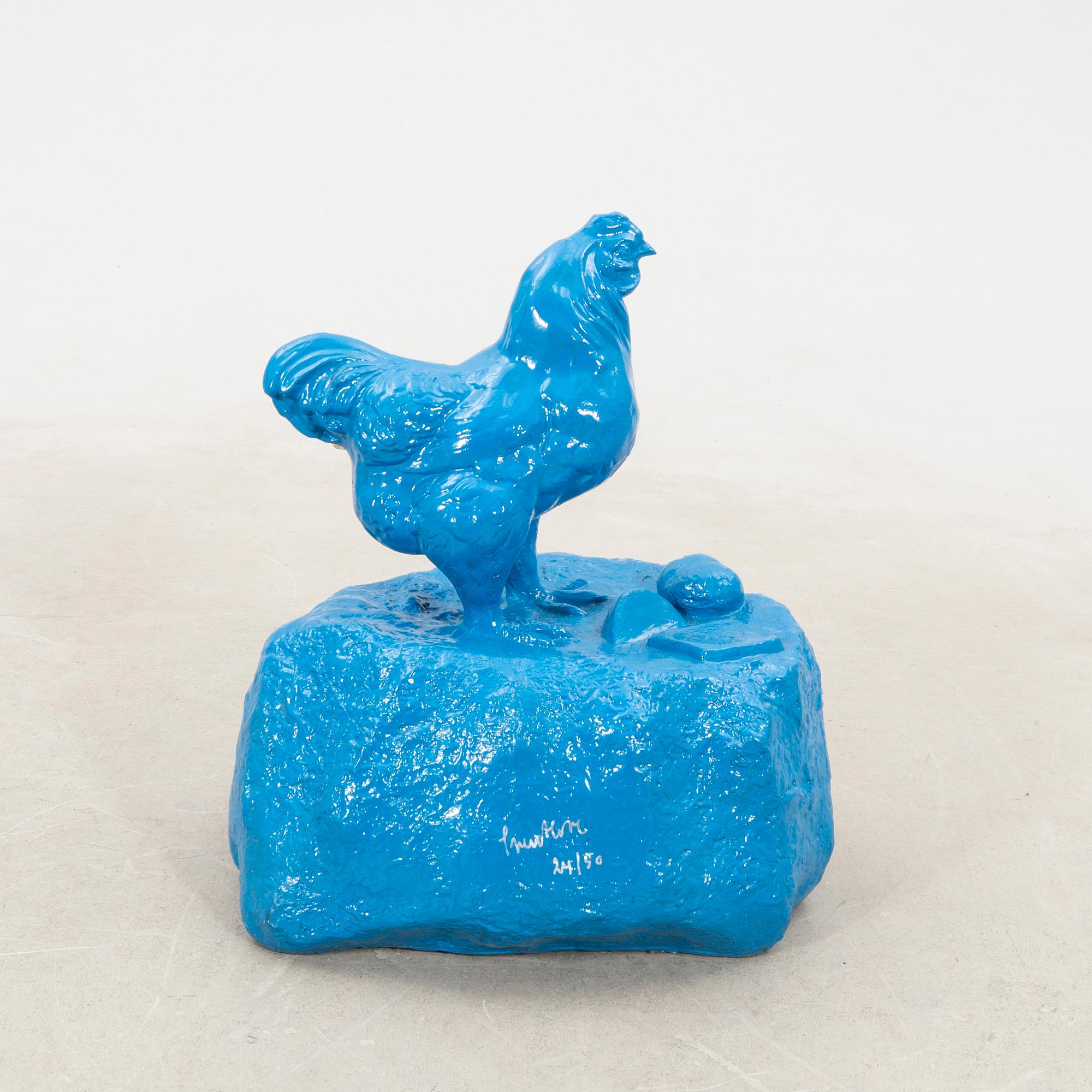 William Sweetlove, "Chicken on rock".