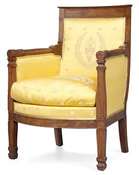 436. A French Empire bergere in the manner of Jacob-Desmalter.