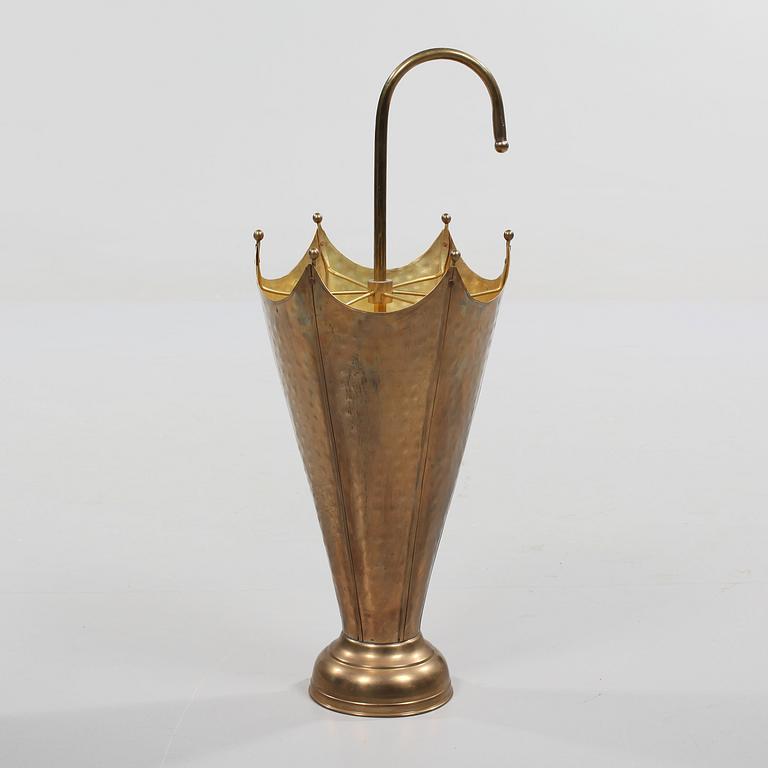 PARAPLYSTÄLL, mässing, omkring 1900-talets mitt.