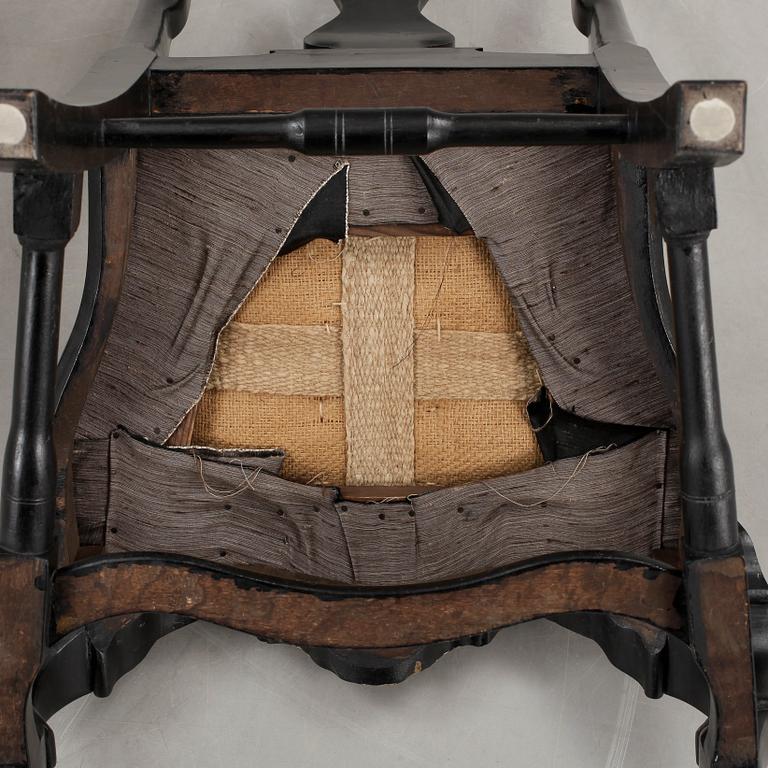 STOLAR, ett par, senbarock/rokoko, 1700-tal.