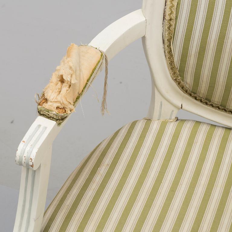 MATGRUPP, 5 delar, gustaviansk stil, 1900-talets mitt.