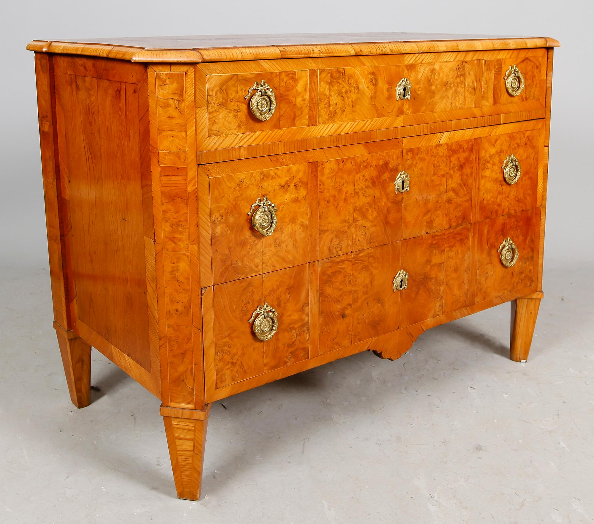 BYRÅ, sengustaviansk, 1700-/1800-tal.