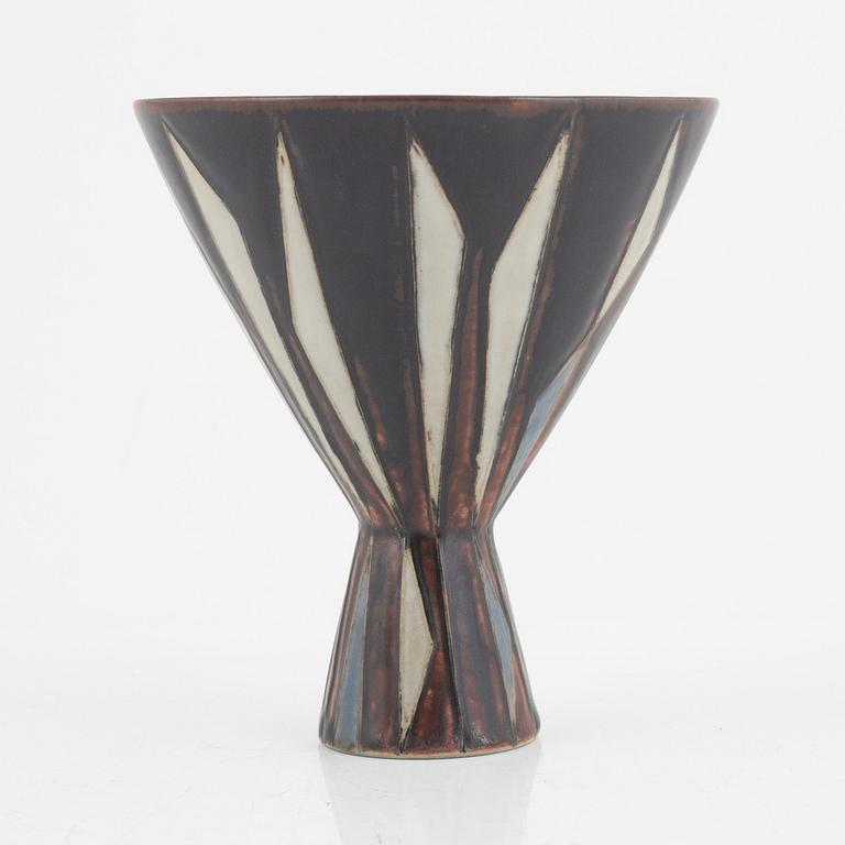 Carl-Harry Stålhane, a stoneware vase, Rörstrand 1955.