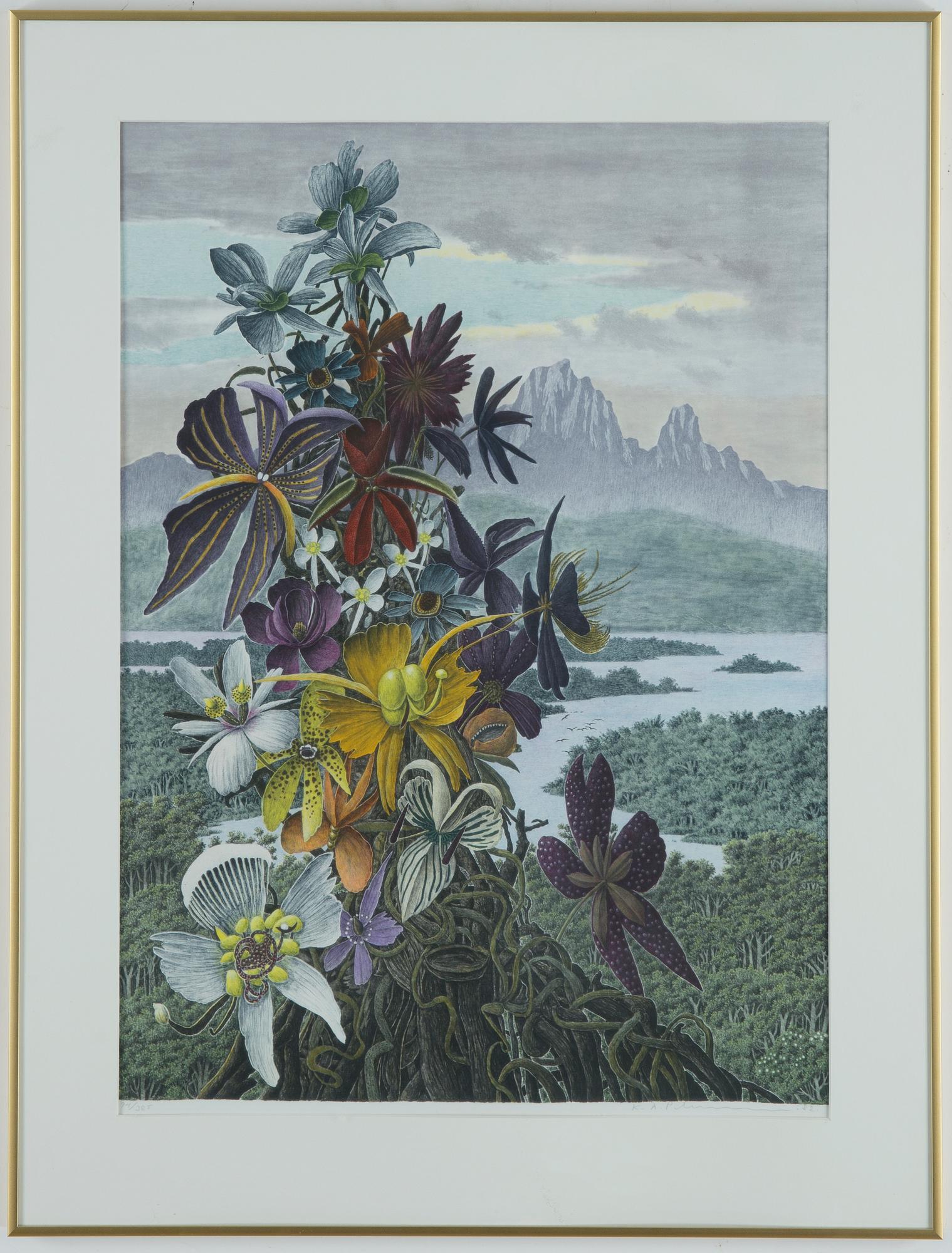 KARL AXEL PEHRSON, färglitografi, signerad och numrerad, 94/385.