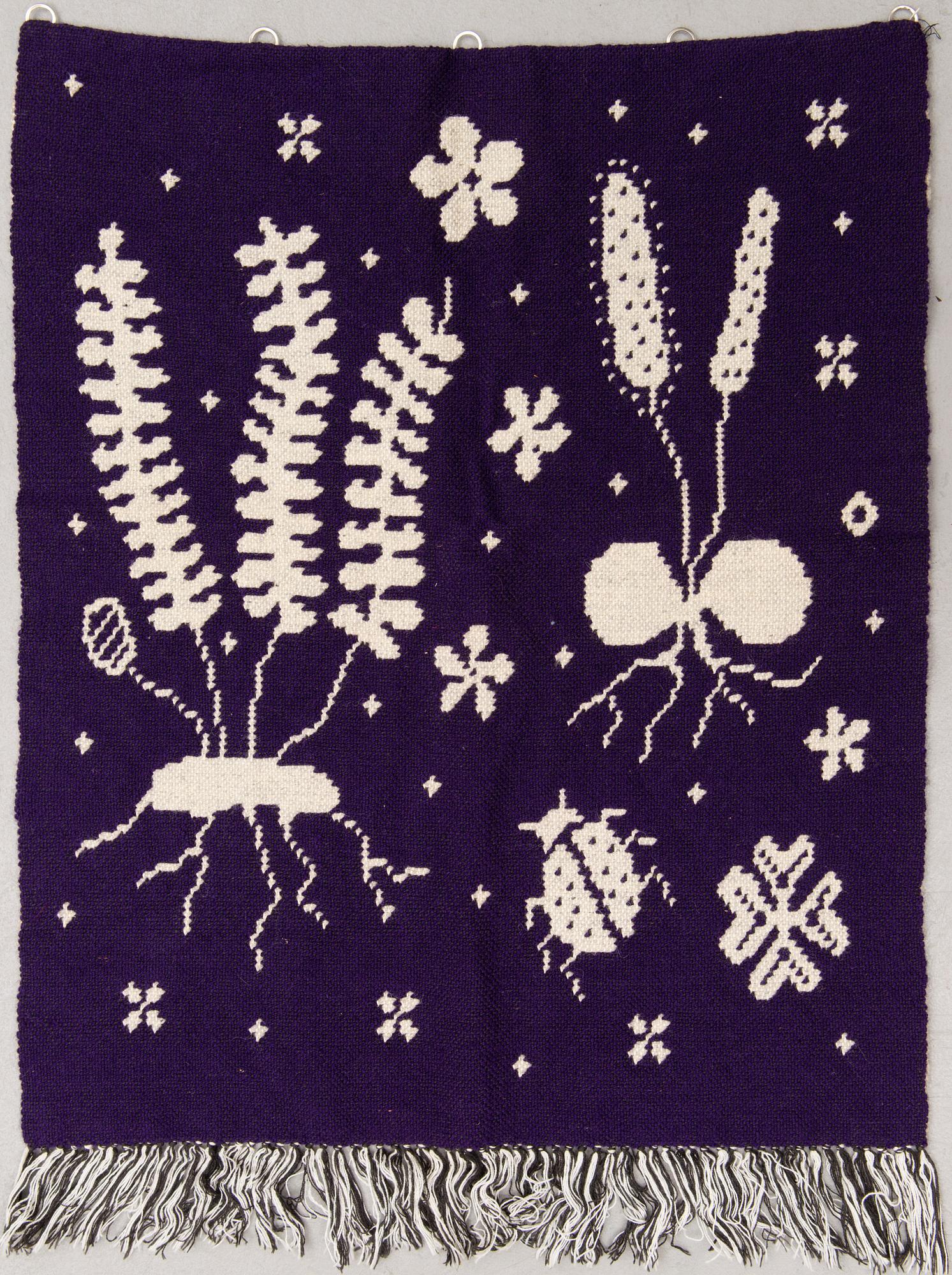 VÄGGBONAD, Helmi Vuorelma, Lahtis, 1900-talets mitt.