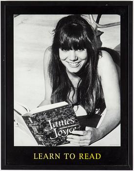 John Baldessari · JOHN BALDESSARI, "Learn to read", poster/offset