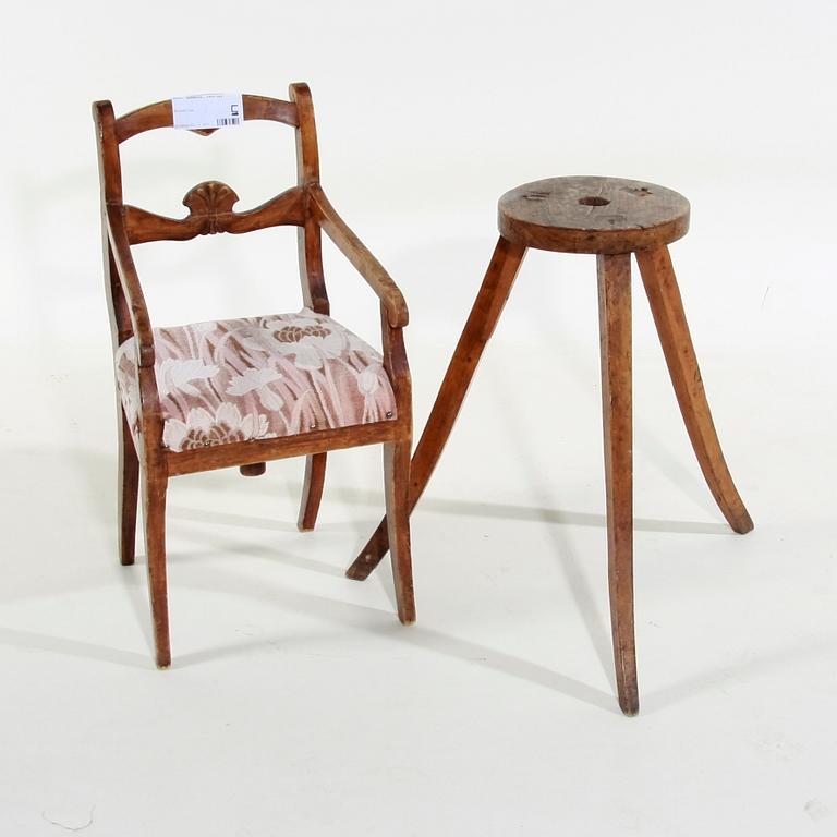 BARNSTOL. 1800-talets mitt.