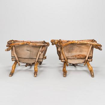 Pöytä ja tuolipari, 1900-luvun alkupuoli.