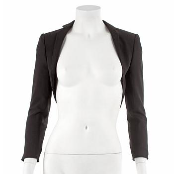 558. DOLCE & GABBANA, a black bolero. Size italian 40.