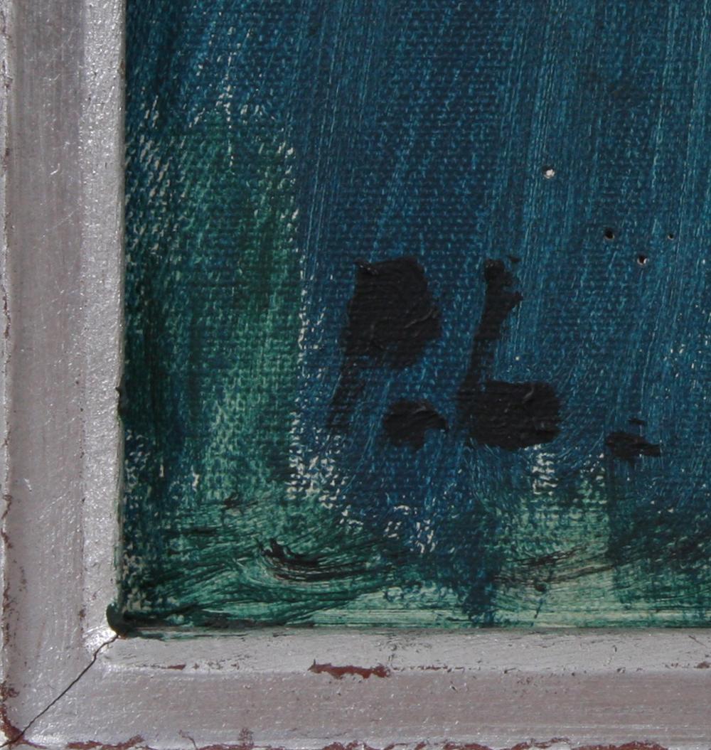 PER LINDEKRANTZ, olja på duk, monogramsign.